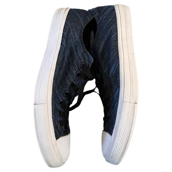 Converse Chuck Taylor All Star II Ox Knit 151091C Blue Men's Size 7.5 Wo's 9.5 - Picture 7 of 10